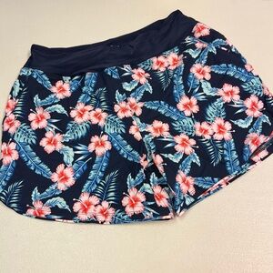 Pudolla Women’s Floral Print Swim Shorts Size XL